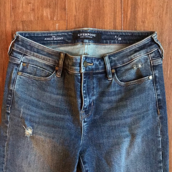 LIVERPOOL The Ankle skinny jean size 28 - Picture 2 of 6
